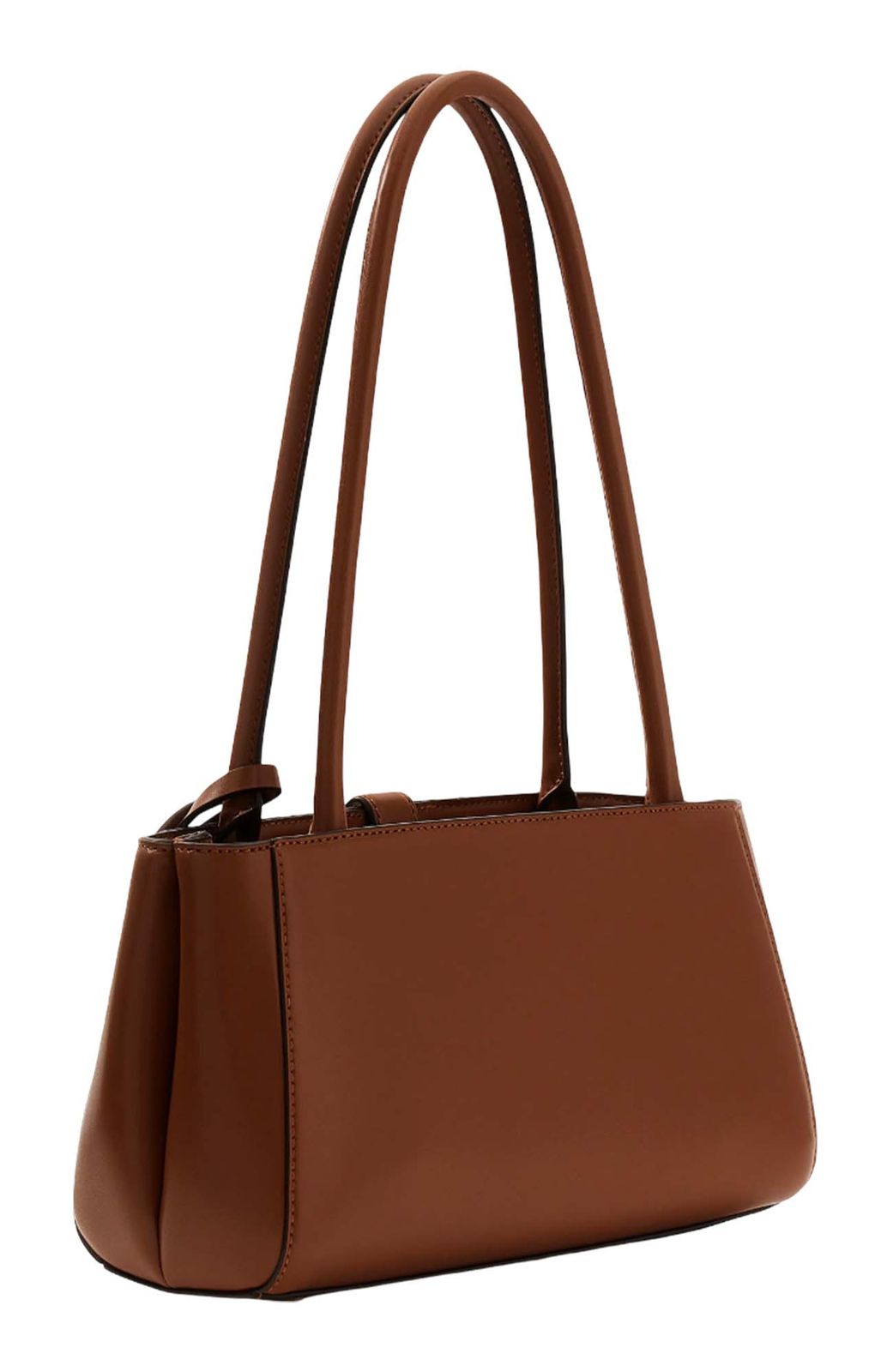 GUESS Carrie Girlfriend Shoulder Bag Cognac GUESS Carrie Girlfriend Shoulder Bag Cognac