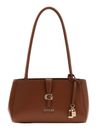 GUESS Carrie Girlfriend Shoulder Bag Cognac GUESS Carrie Girlfriend Shoulder Bag Cognac
