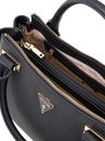 GUESS Evie Triple Compartment Satchel Bag Black GUESS Evie Triple Compartment Satchel Bag Black