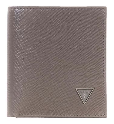 GUESS Certosa Billford Wallet Coin Pocket Brown Shitake