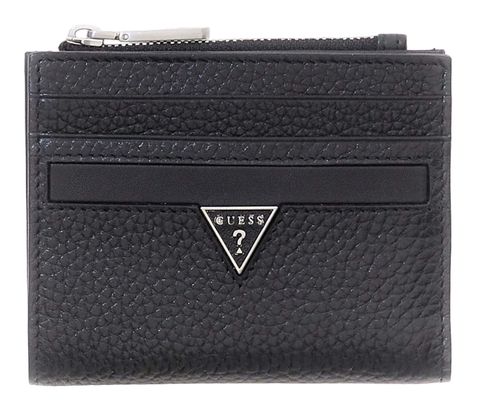 GUESS Monaco Bifold Top Zip Wallet Black