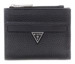 GUESS Monaco Bifold Top Zip Wallet Black GUESS Monaco Bifold Top Zip Wallet Black