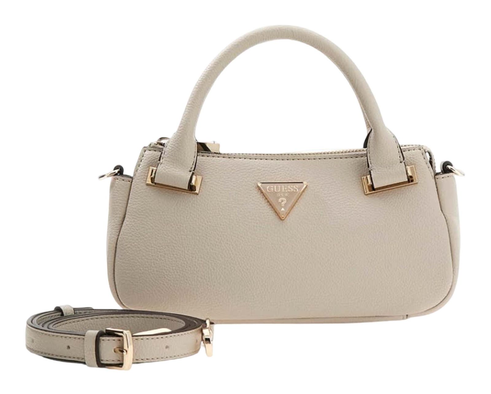 GUESS Evie Mini Satchel Light Taupe