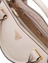 GUESS Evie Triple Compartment Satchel Bag Light Taupe GUESS Evie Triple Compartment Satchel Bag Light Taupe
