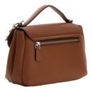GUESS Evie Top Handle Flap Bag Cognac GUESS Evie Top Handle Flap Bag Cognac