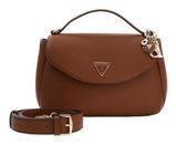 GUESS Evie Top Handle Flap Bag Cognac GUESS Evie Top Handle Flap Bag Cognac