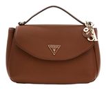 GUESS Evie Top Handle Flap Bag Cognac GUESS Evie Top Handle Flap Bag Cognac