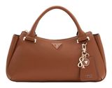 GUESS Evie Triple Compartment Satchel Bag Cognac GUESS Evie Triple Compartment Satchel Bag Cognac