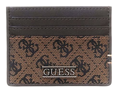 GUESS Boston Card Holder Coffee GUESS Boston Card Holder Coffee