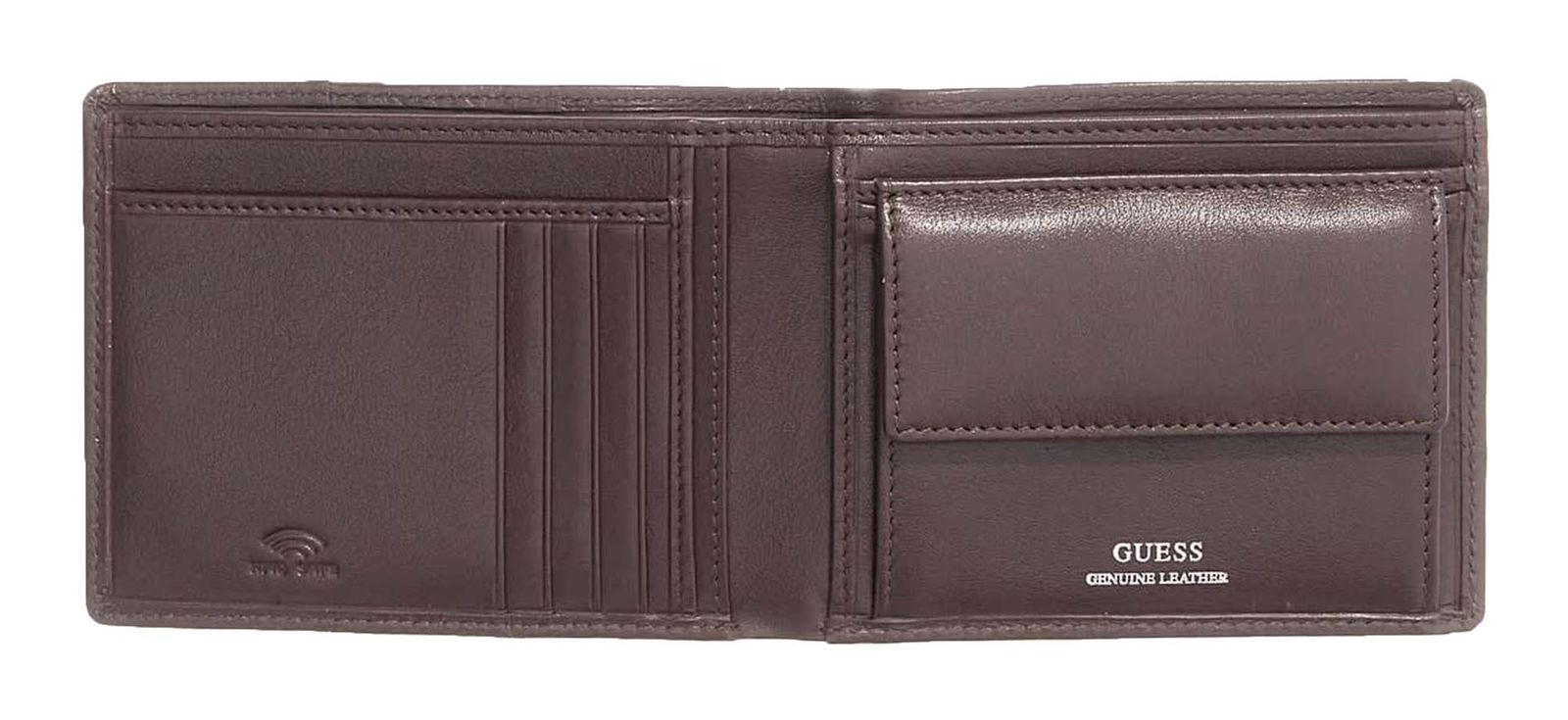 GUESS Torino Bifold Wallet M Brown Rain Drum GUESS Torino Bifold Wallet M Brown Rain Drum