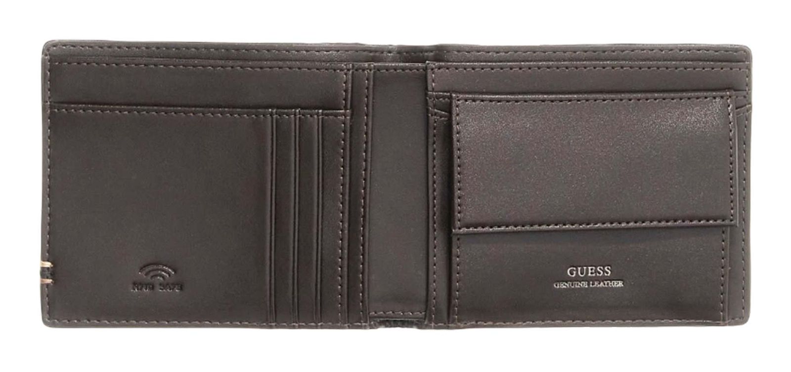 GUESS Boston Bifold Wallet M Coffee GUESS Boston Bifold Wallet M Coffee