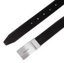 VALENTINO Litech Plaque Buckle Belt W115 Nero / Blu - kürzbar