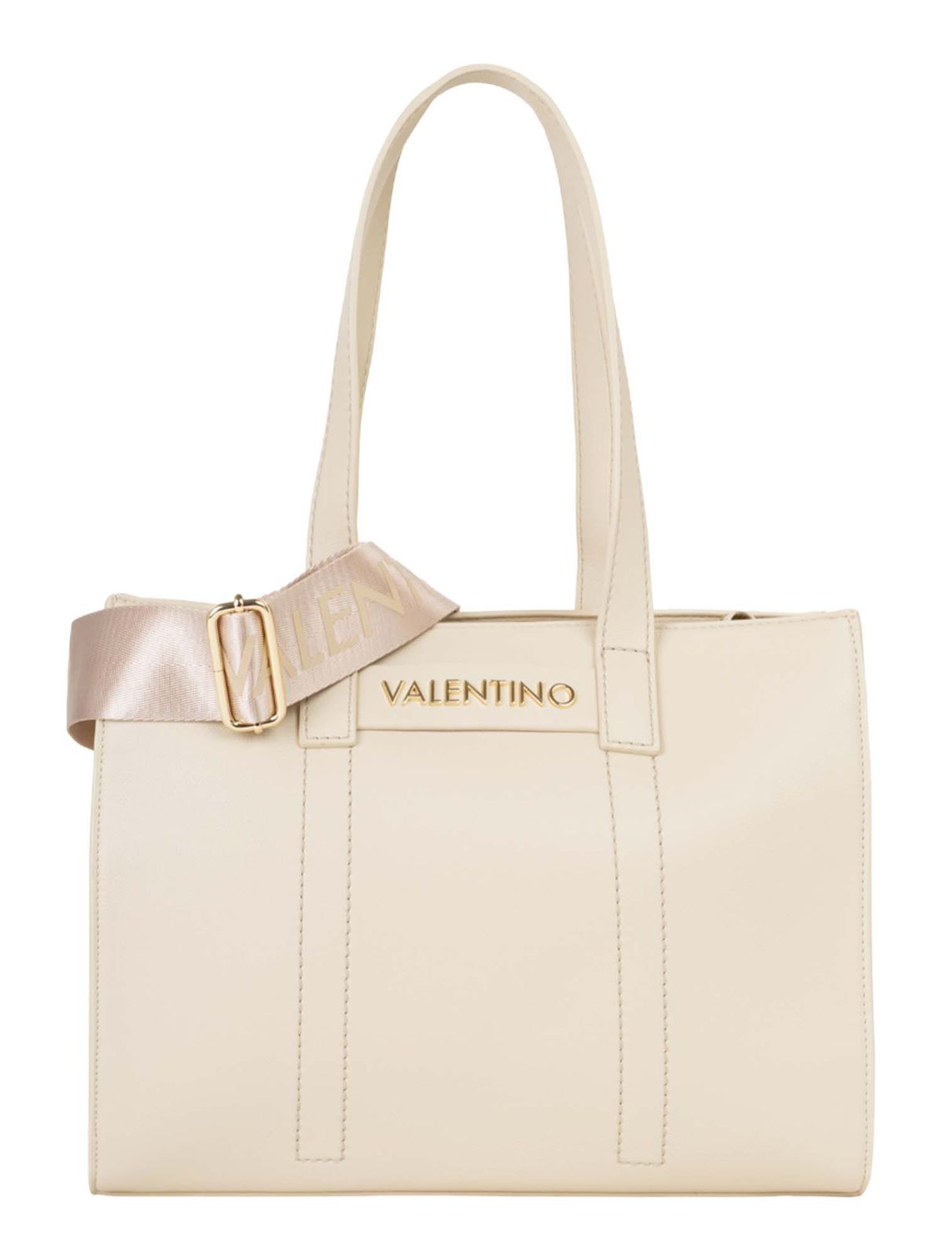 VALENTINO AURY RE Shopping Bag Ecru VALENTINO AURY RE Shopping Bag Ecru