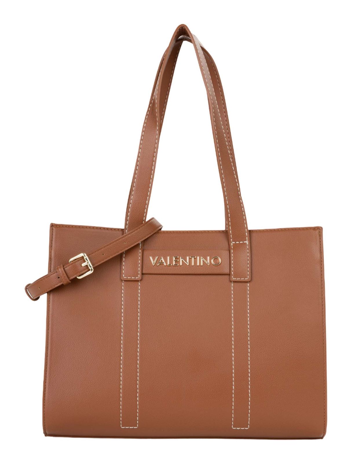 VALENTINO AURY RE Shopping Bag Cuoio