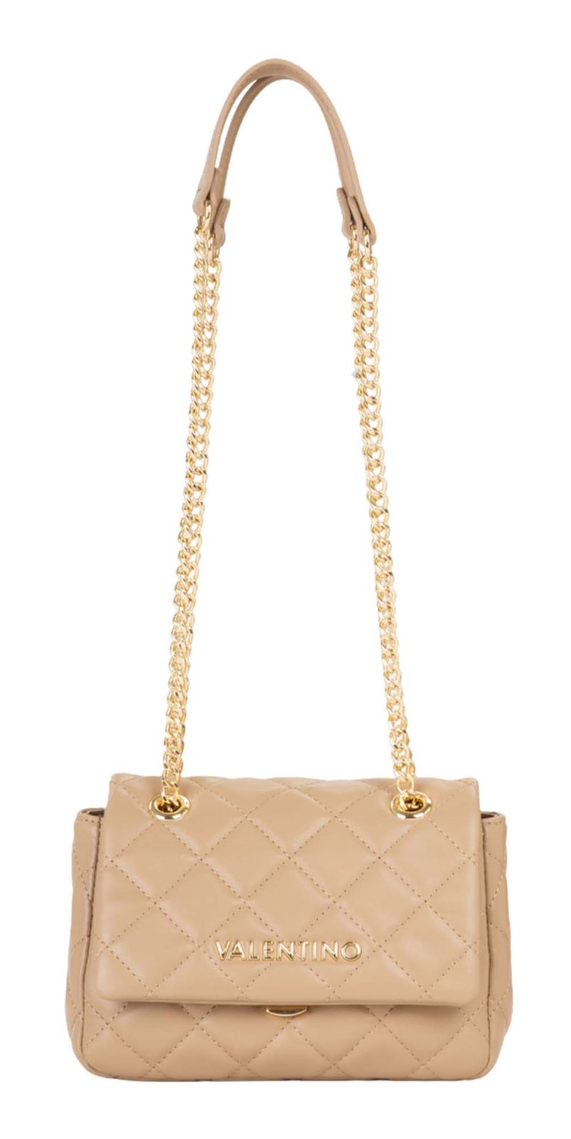 VALENTINO Ocarina Flap Bag Beige