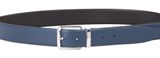 VALENTINO Marnier Pin Buckle Belt W115 Nero / Blu - kürzbar