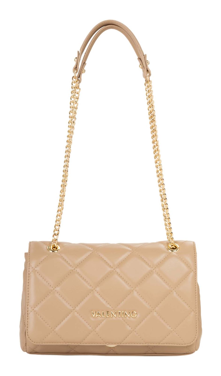 VALENTINO Ocarina Flap Bag Beige