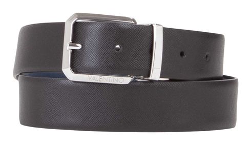 VALENTINO Marnier Pin Buckle Belt W125 Nero / Blu - kürzbar