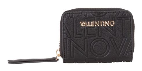 VALENTINO Pansy Zip Around Wallet Nero
