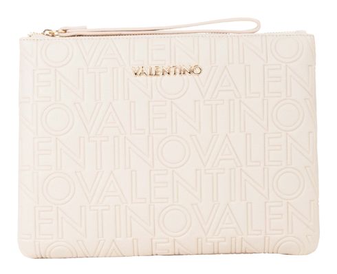 VALENTINO Pansy Soft Cosmetic Case Ecru VALENTINO Pansy Soft Cosmetic Case Ecru