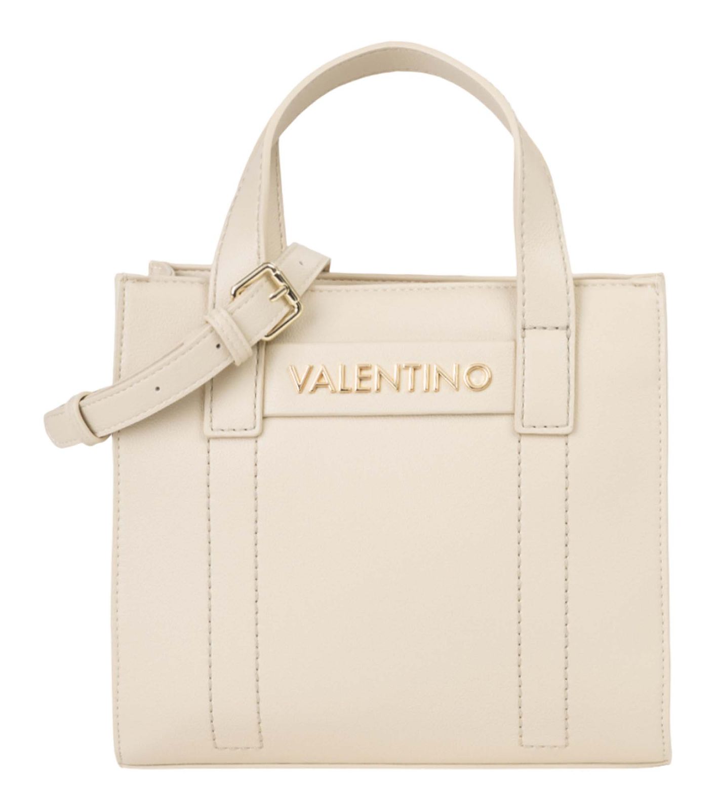 VALENTINO AURY RE Shopping Bag Ecru