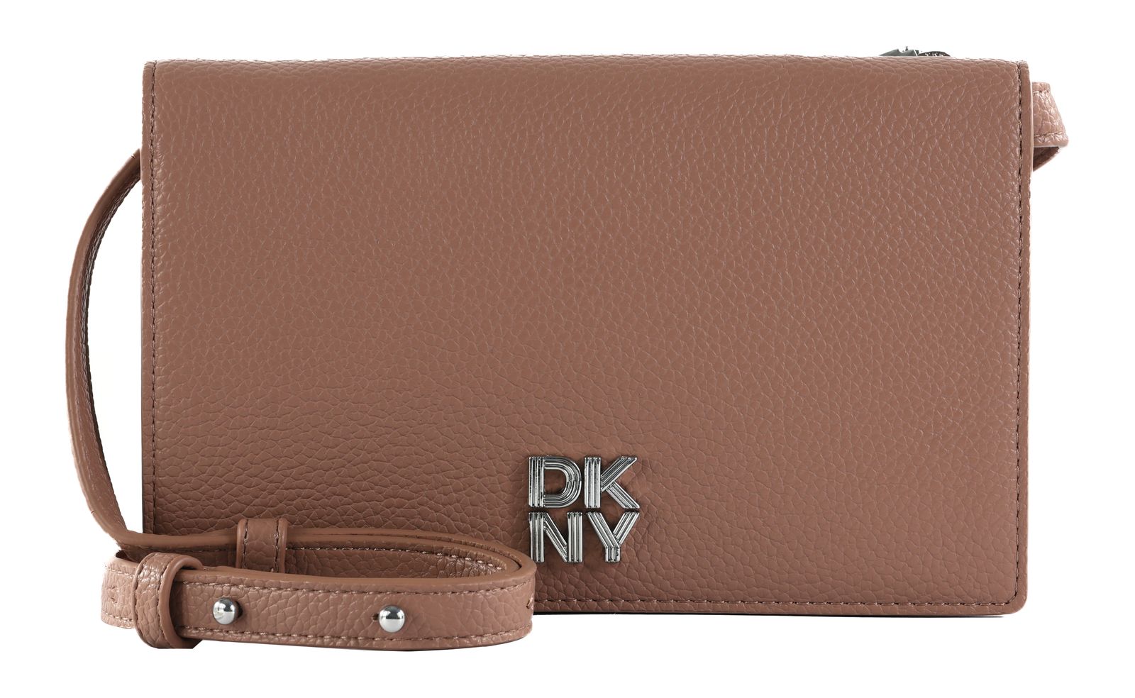 DKNY Etta Crossbody Wallet Hot Cocoa