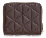 GUESS Paisleigh SLG Small Zip Around Wallet Espresso