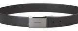 VALENTINO Premium Plaque Buckle Belt W105 Nero - kürzbar