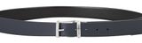VALENTINO Premium Pin Buckle Belt W95 Nero / Blu - kürzbar