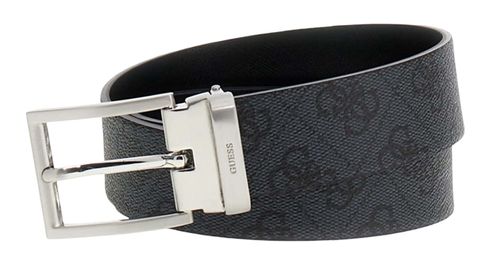 GUESS Milano Adjustable & Reversible Belt H35 W105 Black - shortenable