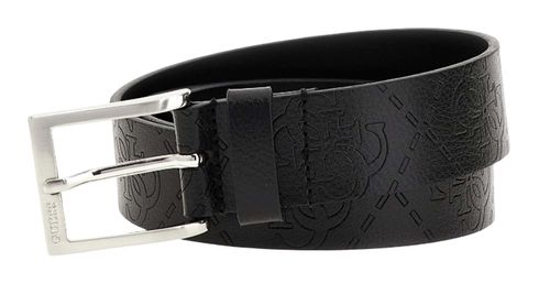 GUESS Boston Leather Belt H35 W105 Black GUESS Boston Leather Belt H35 W105 Black