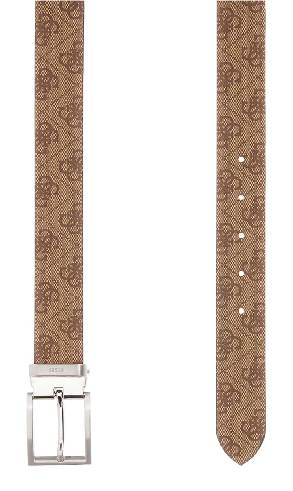 GUESS Milano Adjustable & Reversible Belt H35 W115 Beige Brown - shortenable GUESS Milano Adjustable & Reversible Belt H35 W115 Beige Brown - shortenable