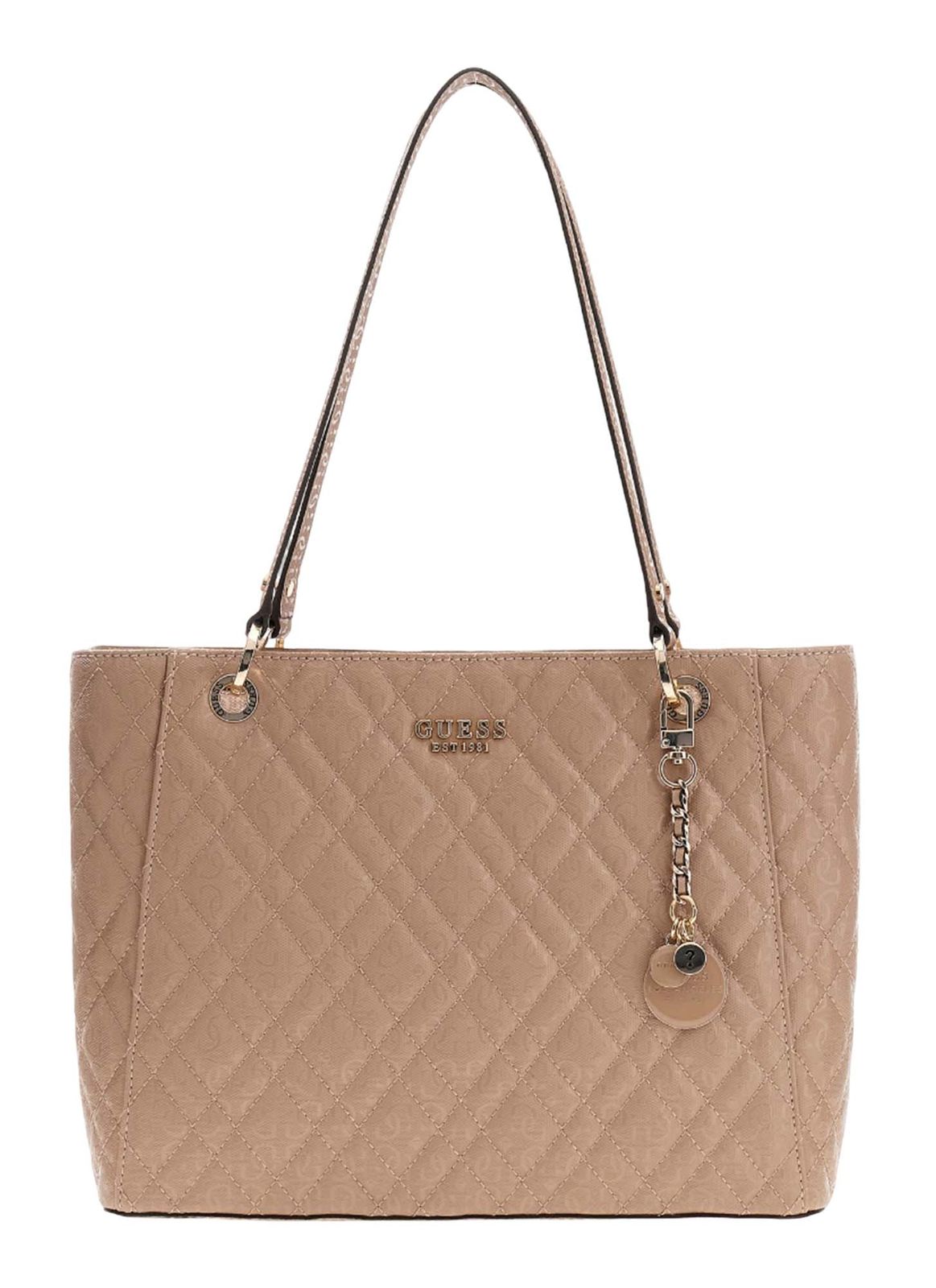GUESS Isemay Noel Tote Pale Mocha