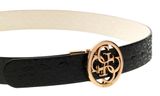 GUESS Stacey Adjustable & Reversible Belt H35 W95 Black / Cream White - kürzbar GUESS Stacey Adjustable & Reversible Belt H35 W95 Black / Cream White - kürzbar