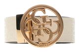 GUESS Stacey Adjustable & Reversible Belt H35 W95 Black / Cream White - kürzbar GUESS Stacey Adjustable & Reversible Belt H35 W95 Black / Cream White - kürzbar