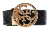 GUESS Stacey Adjustable & Reversible Belt H35 W85 Black / Cream White - kürzbar GUESS Stacey Adjustable & Reversible Belt H35 W85 Black / Cream White - kürzbar