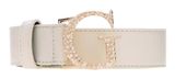 GUESS Leather Belt H30 W95 Cream White GUESS Leather Belt H30 W95 Cream White