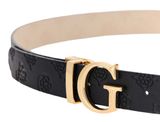 GUESS Jena Adjustable And Reversible Pant Belt W85 Black / Dark Taupe - kürzbar GUESS Jena Adjustable And Reversible Pant Belt W85 Black / Dark Taupe - kürzbar