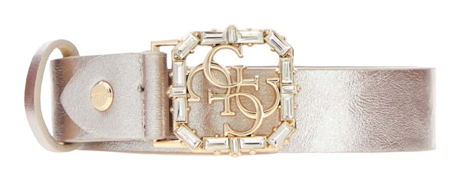 GUESS Adjustable Belt H25 W105 Silver - kürzbar