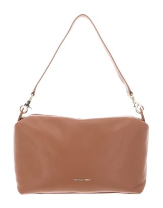 MANDARINA DUCK Mellow Leather Shoulder Pecan Nut