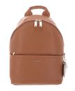 MANDARINA DUCK Mellow Leather Backpack Pecan Nut