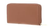 MANDARINA DUCK Mellow Leather Zip Around Wallet L Pecan Nut