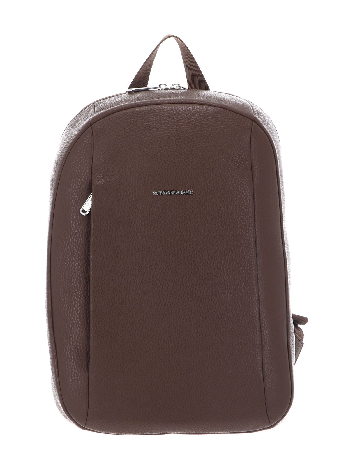 MANDARINA DUCK Mellow Leather Backpack Milk Chocolate