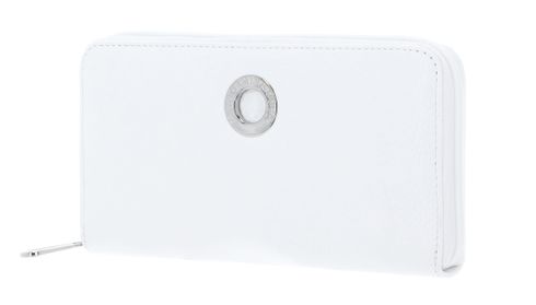 MANDARINA DUCK Mellow Leather Zip Around Wallet L Blanc MANDARINA DUCK Mellow Leather Zip Around Wallet L Blanc