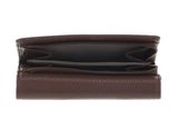 MANDARINA DUCK Mellow Leather Wallet with Flap M Milk Chocolate