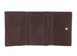 MANDARINA DUCK Mellow Leather Wallet with Flap M Milk Chocolate