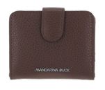 MANDARINA DUCK Mellow Leather Card Case Milk Chocolate