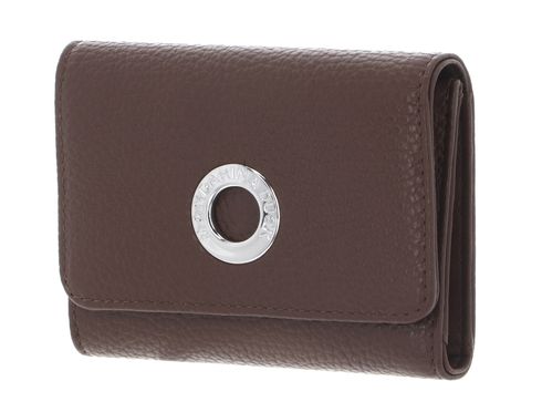 MANDARINA DUCK Mellow Leather Wallet XS Milk Chocolate