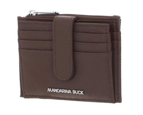 MANDARINA DUCK Mellow Leather Card Case Milk Chocolate