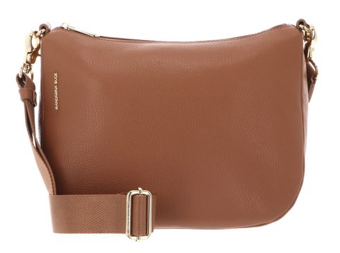 MANDARINA DUCK Mellow Leather Hobo Bag Pecan Nut